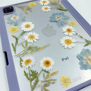 Wheat Ear, Delphiniums & Daisies Tablet Case | iPad Pro | Air 4 5 | Mini 6 | Tab S6/7/8