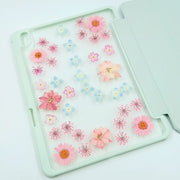 Pink Daisies & Delphinium Tablet Case | iPad Pro | Air 4 5 | Mini 6 | Tab S6/7/8