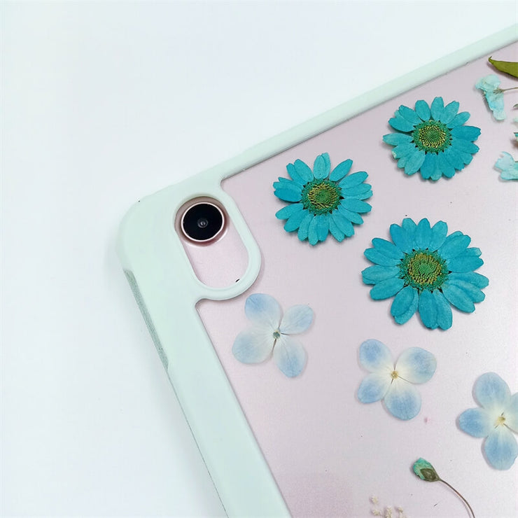 Blue Daisies Flower Tablet Case | iPad Pro | Air 4 5 | Mini 6 | Tab S6/7/8