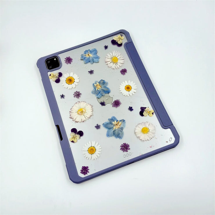 Three Kinds of Flowers Interspersed Tablet Case | iPad Pro | Air 4 5 | Mini 6 | Tab S6/7/8