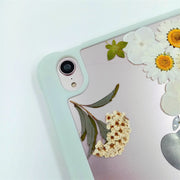 White Daisies & Delphinium Tablet Case | iPad Pro | Air 4 5 | Mini 6 | Tab S6/7/8