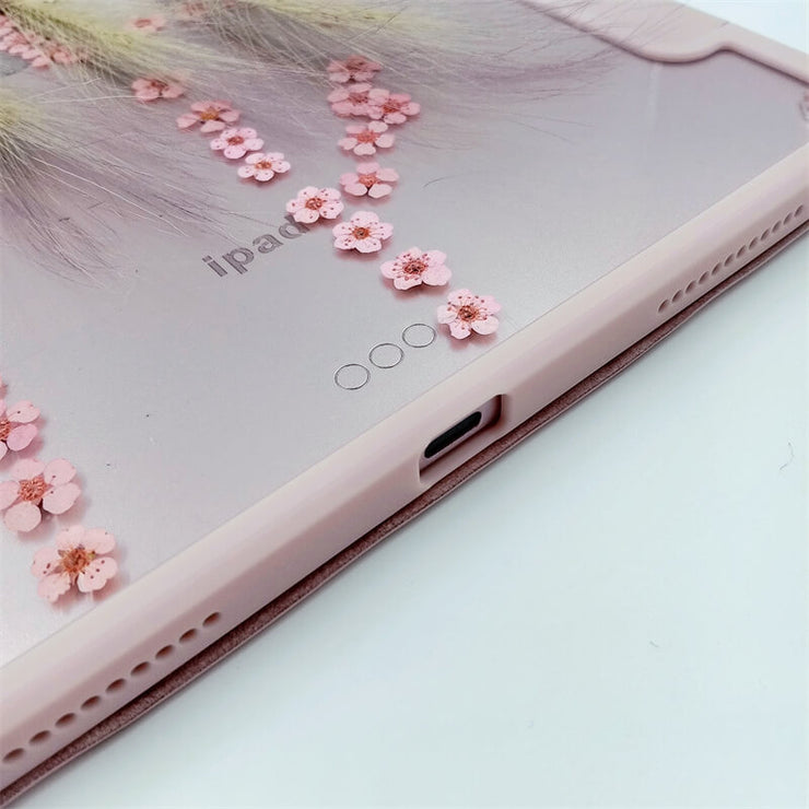 Girl Picking Flowers | iPad Case Tablet Case | iPad Pro | Air 3 4 5 | Mini 6 | S8 S7