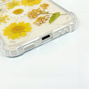 White Yellow Daisies Lace Flower | Bumper Case | Z Flip 3, Z Flip 4, Z Fold 3, Z Fold 4