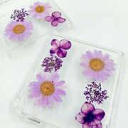 Purple Daisies Purple FLowers | Bumper Case | Z Flip 3, Z Flip 4, Z Fold 3, Z Fold 4