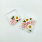 White Daisies Pink Delphinium | Bumper Case | Z Flip 3, Z Flip 4, Z Fold 3, Z Fold 4