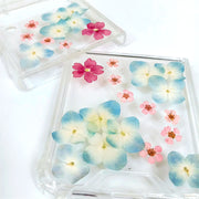 Blue Pink Flowers | Bumper Case | Z Flip 3, Z Flip 4, Z Fold 3, Z Fold 4