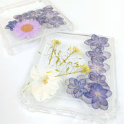 White Delphinium Blue Flowers | Bumper Case | Z Flip 3, Z Flip 4, Z Fold 3, Z Fold 4