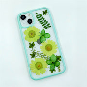 Lagotis Hydrangea Daisies | with Lanyard | with Magsafe | Colorful Border Case