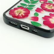 Red Rose | with Lanyard | with Magsafe | Colorful Border Case