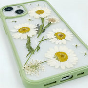 Daisies & Lace Flower | with Lanyard | with Magsafe | Colorful Border Case