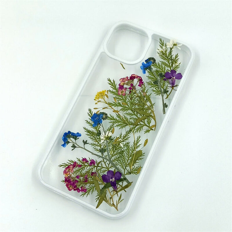 Field Among Flowers | Weeds Series | with Lanyard | with Magsafe | Colorful Border Case