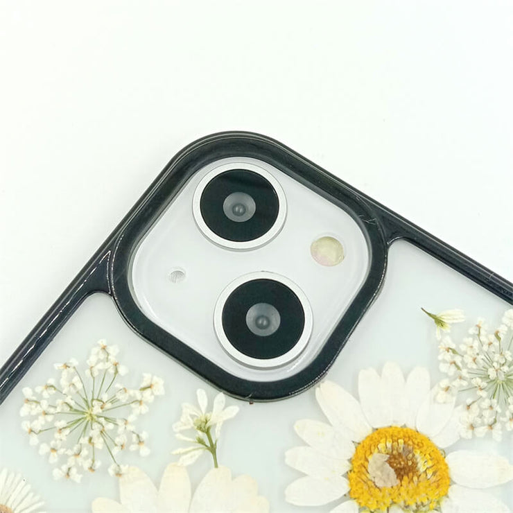 White Daisies | with Lanyard | with Magsafe | Colorful Border Case