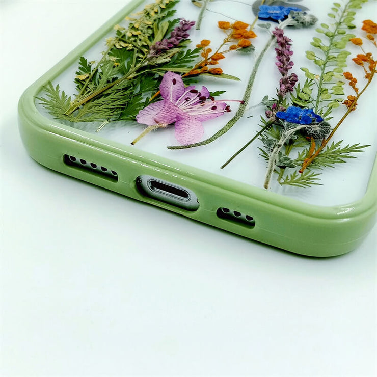 Myosotis | Weeds Series | with Lanyard | with Magsafe | Colorful Border Case