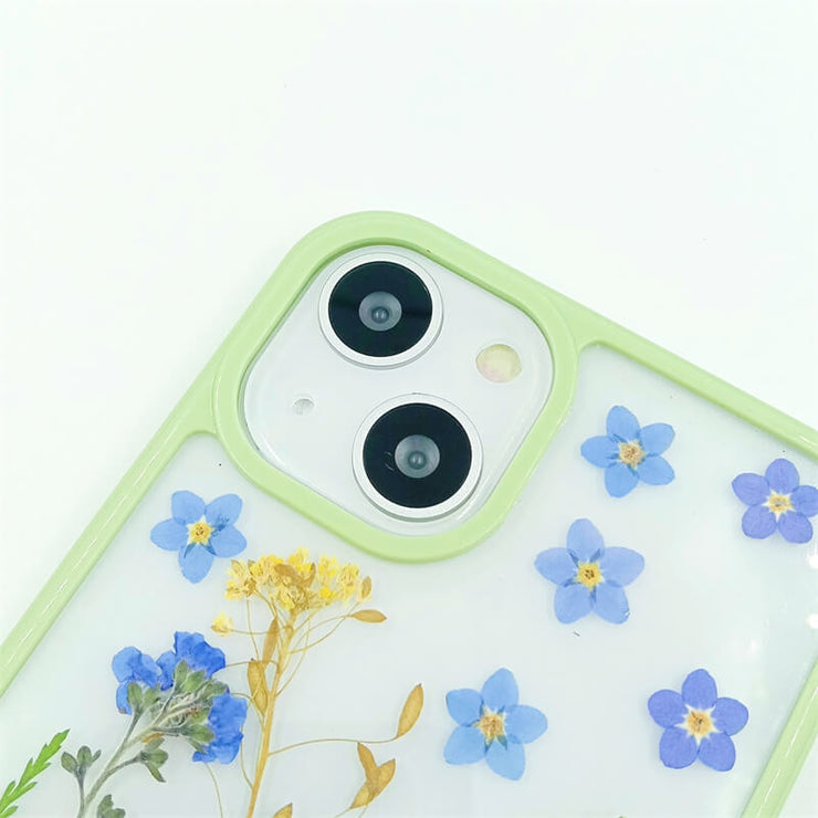 Myosotis | Weeds Series | with Lanyard | with Magsafe | Colorful Border Case