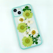 Daisies White Delphinium | with Lanyard | with Magsafe | Colorful Border Case