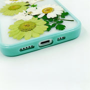 Daisies White Delphinium | with Lanyard | with Magsafe | Colorful Border Case