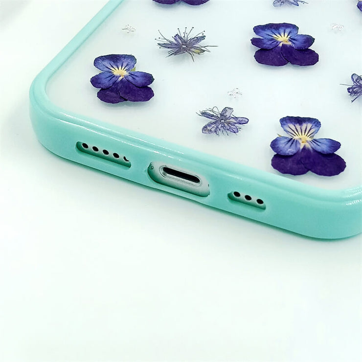 Violaceae & Santalum | with Lanyard | with Magsafe | Colorful Border Case