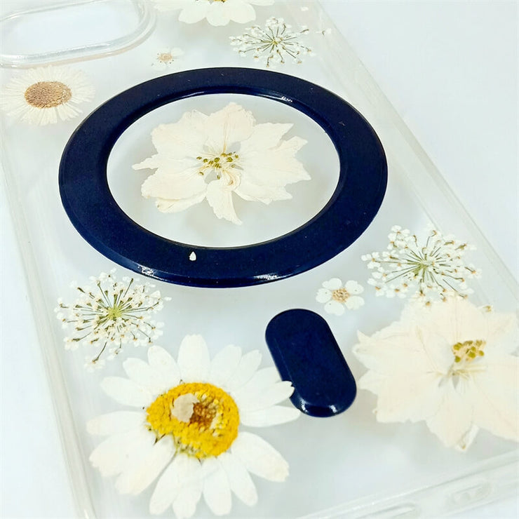 Daisy & Lace Flower | Built-in Magnets | with MagSafe