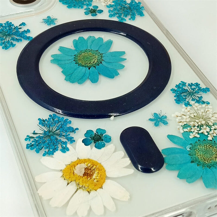 Daisy & Lace Flower | Built-in Magnets | with MagSafe