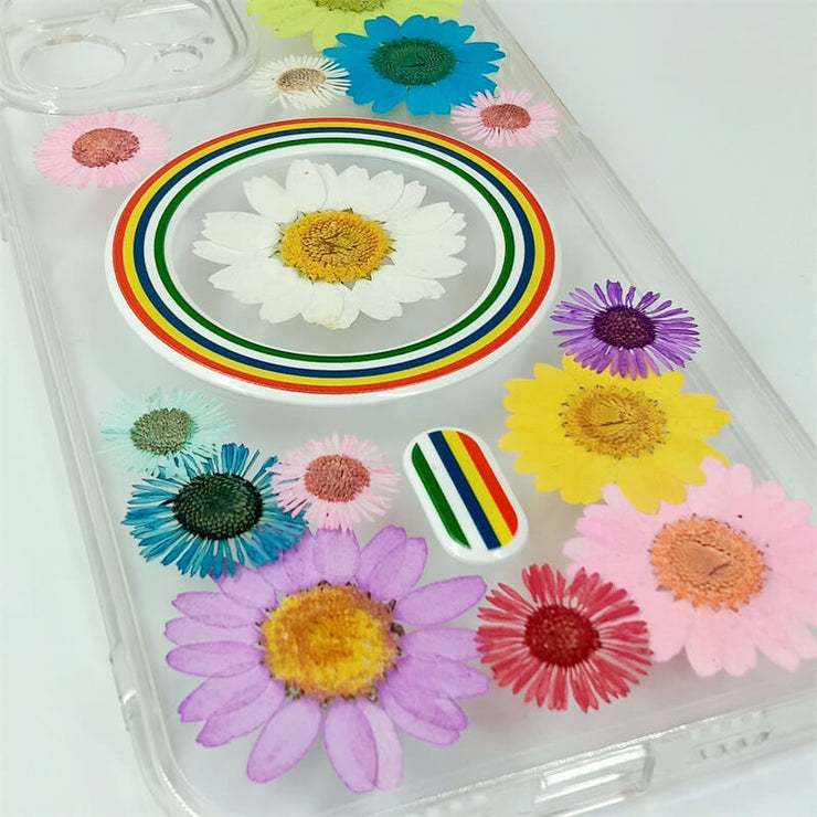 Colorful Daisy | with Built-in Magnets | MagSafe | with Camera Lens Protection