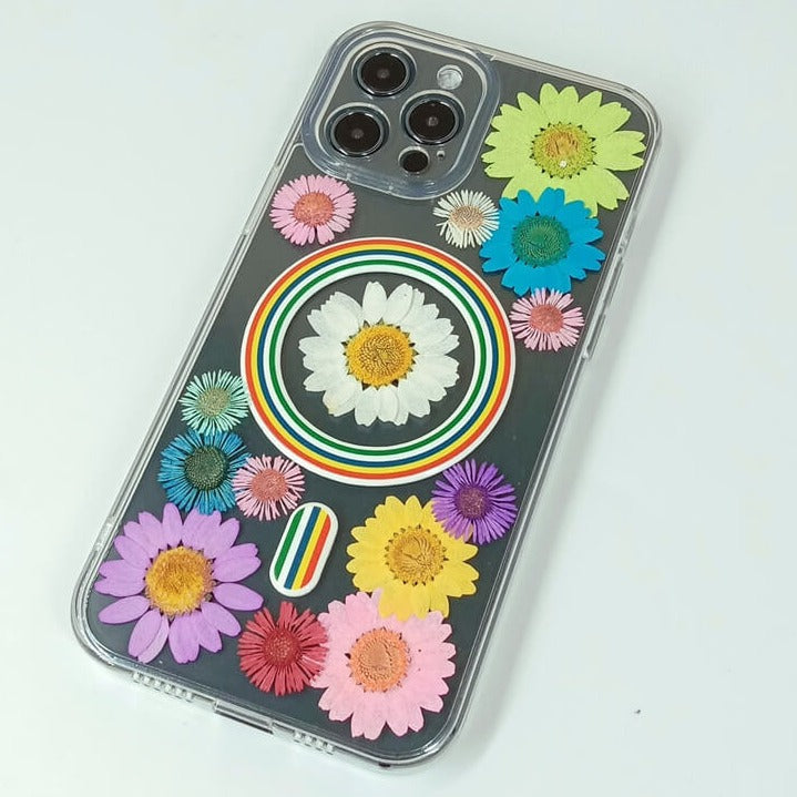 Colorful Daisy | with Built-in Magnets | MagSafe | with Camera Lens Protection