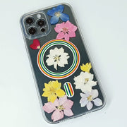 Colorful Delphinium | with Built-in Magnets | MagSafe | with Camera Lens Protection