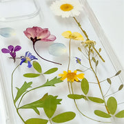 Lobelia Erinus | Clear Bumper Phone Case | Optional Magnetic Ring