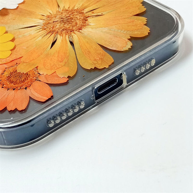 Orange Calendula | with Built-in Magnets | MagSafe | with Camera Lens Protection