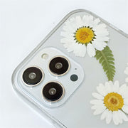 White Daisies | Clear, Bumper, Border Phone Case | Apple Samsung Google