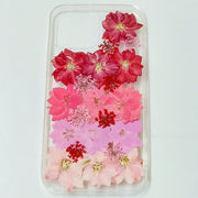 Gradient Red Delphinium | Clear, Bumper, Border Phone Case | Apple Samsung Google