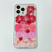 Gradient Red Delphinium | Clear, Bumper, Border Phone Case | Apple Samsung Google