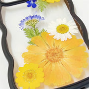 Yellow Cosmos White Daisy | Waves Case | Bumper Border Case | iPhone 12/13/14 Phone Case