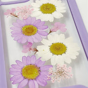 Purple & White Daisy | 2 in 1 Full Protection Case | Apple Samsung Google