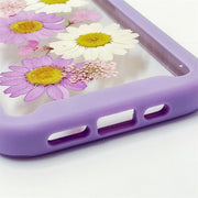 Purple & White Daisy | 2 in 1 Full Protection Case | Apple Samsung Google