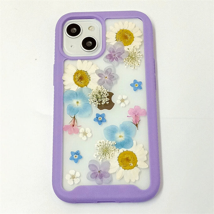 Hydrangea & Daisy | 2 in 1 Full Protection Case | Apple Samsung Google