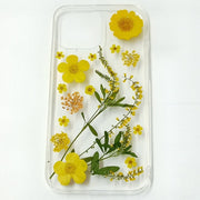 Yellow Daisies | Clear, Bumper, Border Phone Case | Apple Samsung Google