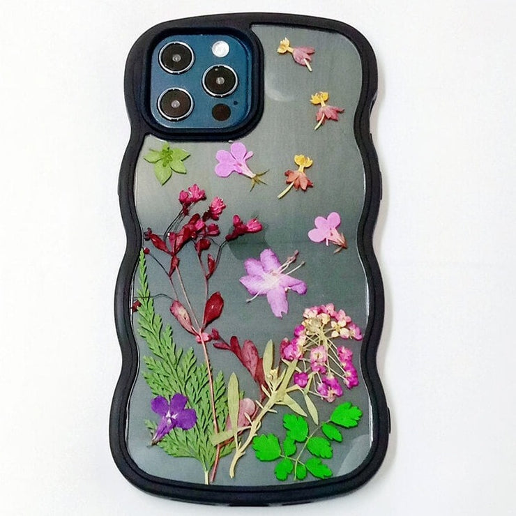 Spring Wind Blows | Waves Case | Bumper Border Case | iPhone 12/13/14 Phone Case