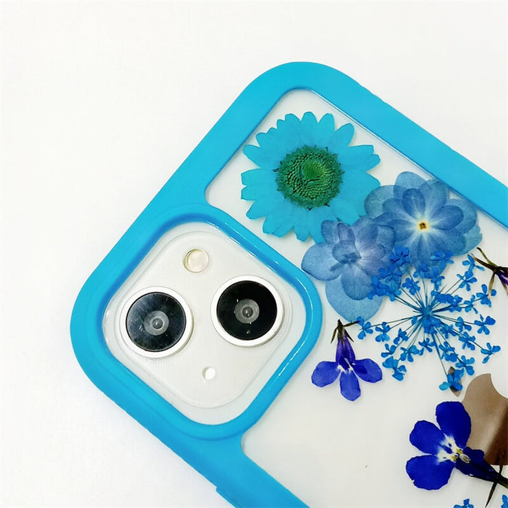 Blue Series | Daisy Lace Flower Hydrangea | 2 in 1 Full Protection Case | Apple Samsung Google