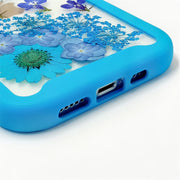 Blue Series | Daisy Lace Flower Hydrangea | 2 in 1 Full Protection Case | Apple Samsung Google