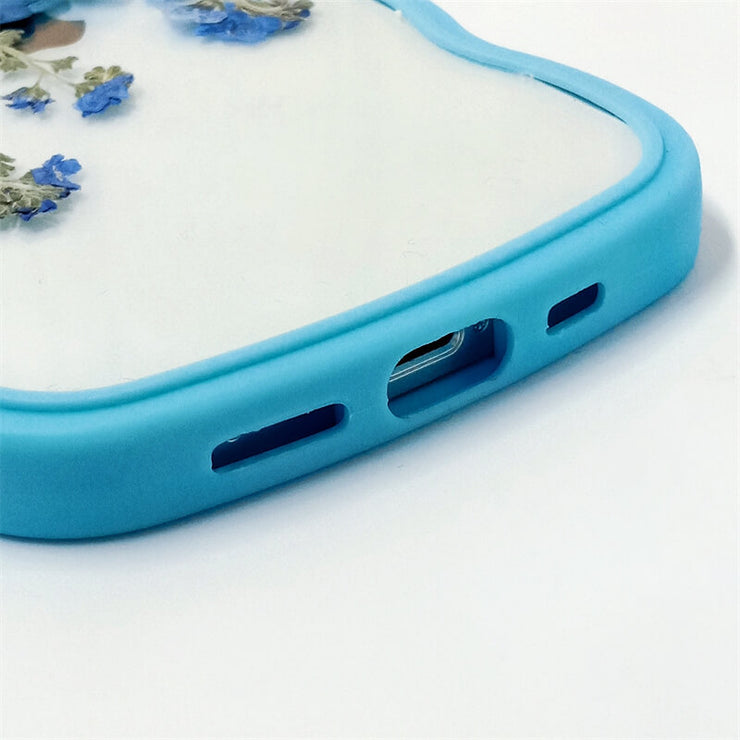 Blue "Curtain" | Waves Case | Bumper Border Case | iPhone 12/13/14 Phone Case