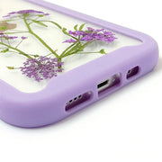 Purple Daisy Hydrangea Lace Flower | 2 in 1 Full Protection Case | Apple Samsung Google