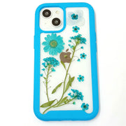 Blue Daisy Hydrangea Sorbaria Sorbifolia | 2 in 1 Full Protection Case | Apple Samsung Google