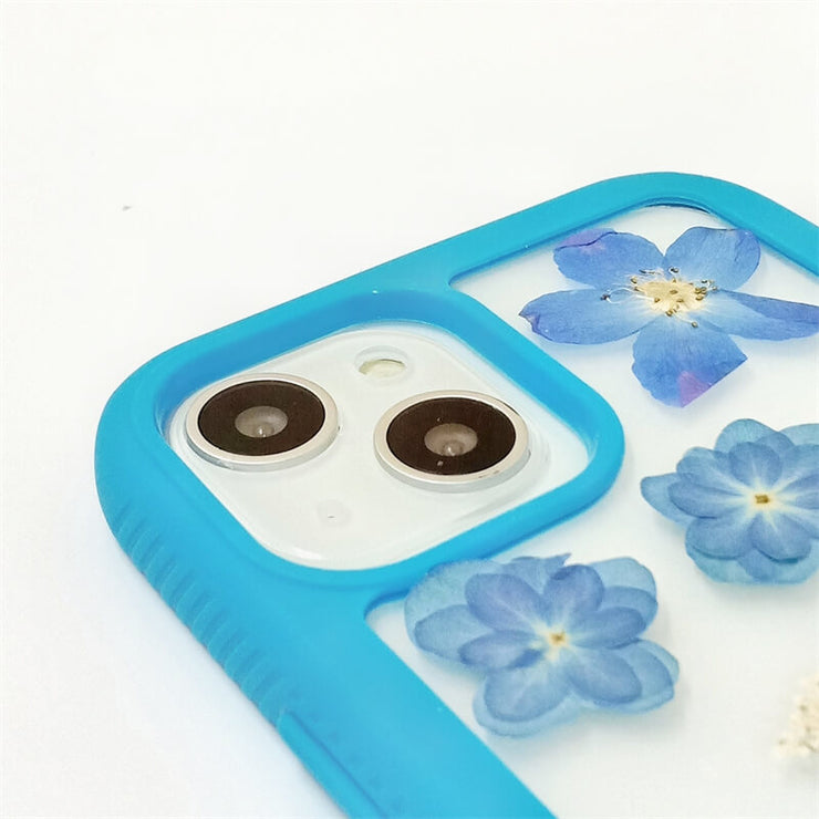 Delphinium Hydrangea Lace Flower | 2 in 1 Full Protection Case | Apple Samsung Google