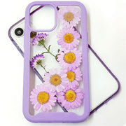 Purple Daisy & Forget Me Not | 2 in 1 Full Protection Case | Apple Samsung Google