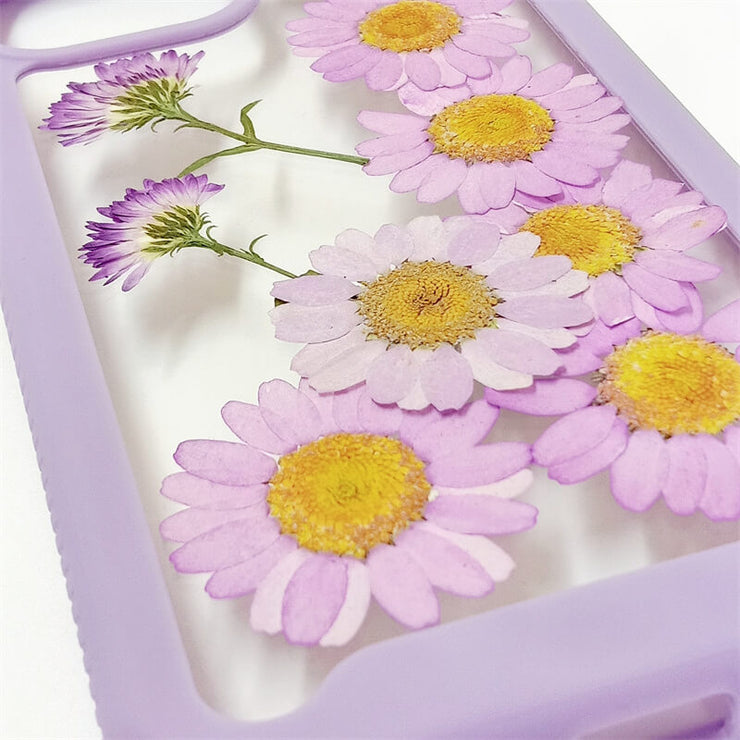 Purple Daisy & Forget Me Not | 2 in 1 Full Protection Case | Apple Samsung Google