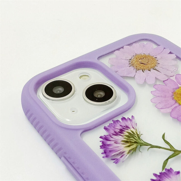 Purple Daisy & Forget Me Not | 2 in 1 Full Protection Case | Apple Samsung Google