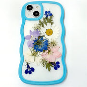 Colorful Delphinium | Waves Case | Bumper Border Case | iPhone 14/13/12 Phone Case