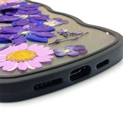 Purple Delphinium Daisy | Waves Case | Bumper Border Case | iPhone 14/13/12 Phone Case