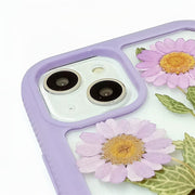 Purple Daisy Sorbaria Sorbifolia | 2 in 1 Full Protection Case | Apple Samsung Google