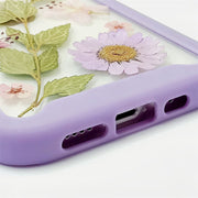 Purple Daisy Sorbaria Sorbifolia | 2 in 1 Full Protection Case | Apple Samsung Google